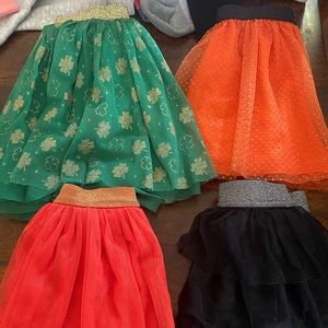 Girls tutus size 4/5 xs